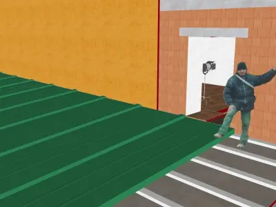 Negozio tipo Barberino Designer Outlet Free 3D model