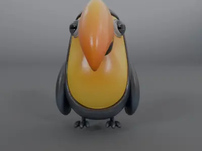 toucan 3D model