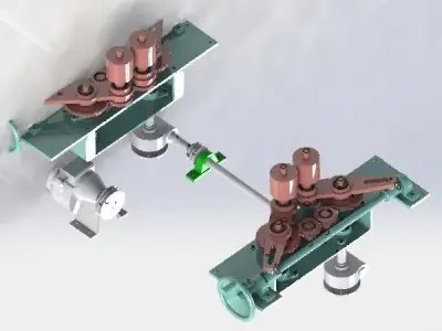Gear positioning model 3D model
