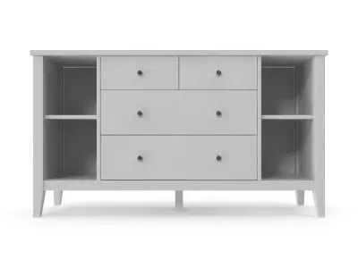 Blake White Changing Table Free 3D model