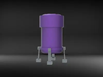 Tank for game scifi 3D print model