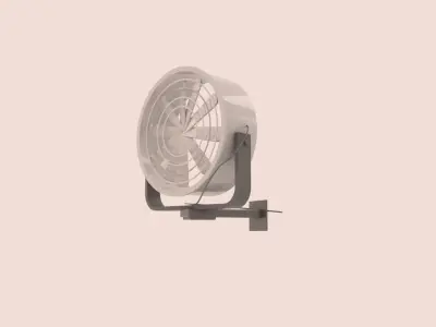 mist fan 3D model