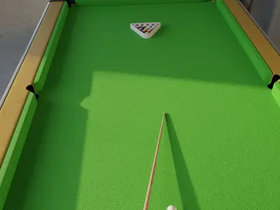 billard pool table Free 3D model
