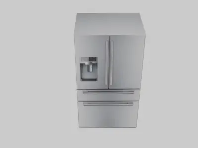 refrigerator samsung fridge freezer Low-poly 3D model