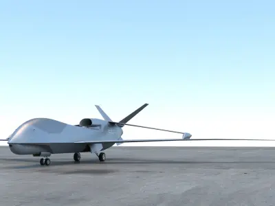 Chinese WZ-7 Drone 3D model