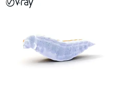 Insect Larva Model Pack for D Applications Low-poly 3D model