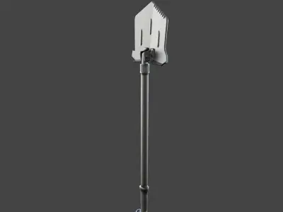 Collapsible shovel Free 3D model