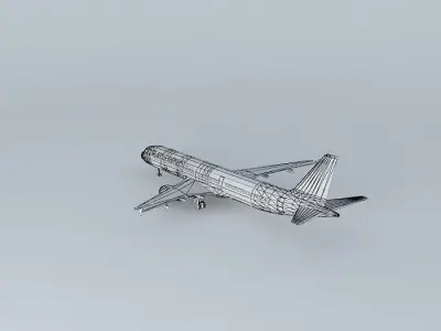 MaoriContinental Airbus A321 Free 3D model