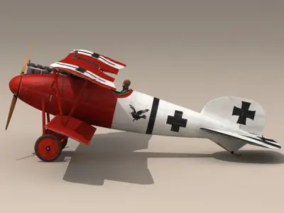 albatros D Va jasta 18 3D model