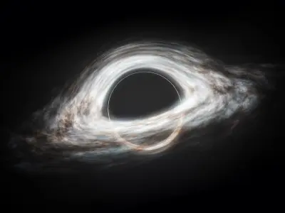 Volumetric Stellar Mass Black Hole Disk For Blender 3D model