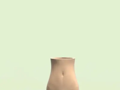 Female vase Free 3D print model