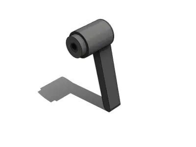 Manipulo Handle Merkbak ATF 11830-M10 3D model