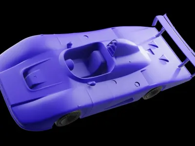 Porsche Le Mans Miniature Aerodynamics print 3d - blenade 3d Free 3D print model