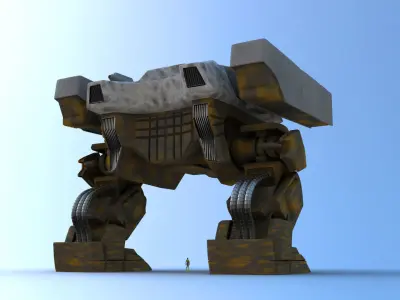 Juggernaut Battle Robot 3D model