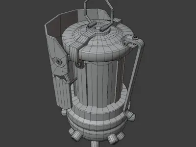 Jinx Grenade from Arcane Free low-poly 3D model