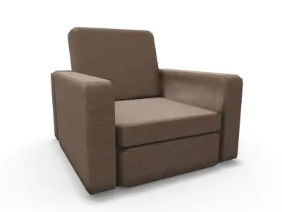 Seat SHC Quick Office LM Low-poly 3D model