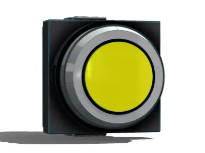 Botao Comando Verde Schmersal VM130 01 33A Green Command Button 3D model