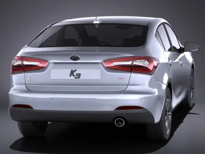Kia Cerato k3 forte 2016 VRAY 3D model purchase