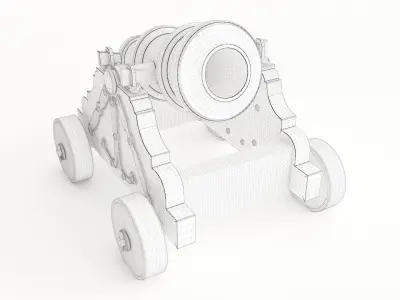 Cannon 02 3D model