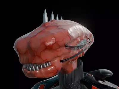 Alien Android 3D model