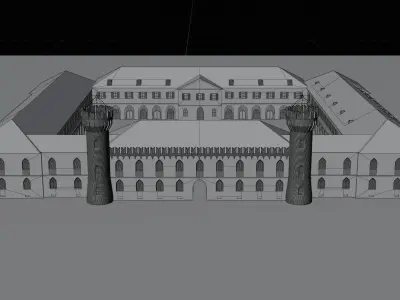 Castello di Pollenzo - High-Quality 3D model
