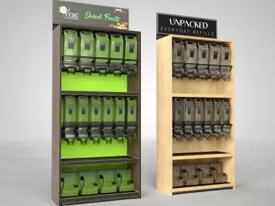 retail gravity dispenser 3D model