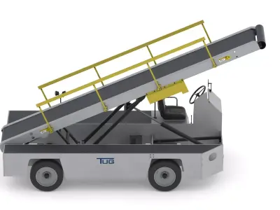 Airport Conveyor Belt Loader TUG 660 3D model