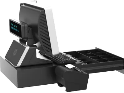 Full Cash Register Collection 3D model
