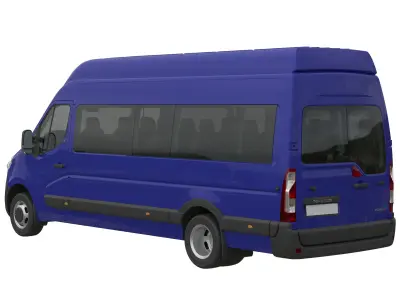 Renault Master 2015 Minibus MAXI 3D model