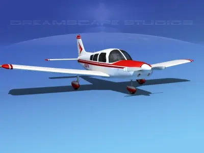 Piper PA-28 V15 3D model