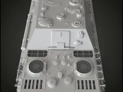 JAGDPANTHER Tank 3D model