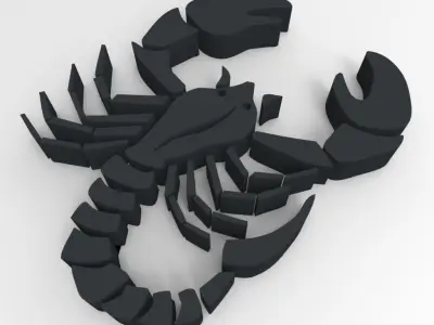 Scorpio scorpion Free 3D print model