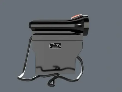 Battery lantern  FAS-4 Low-poly 3D model