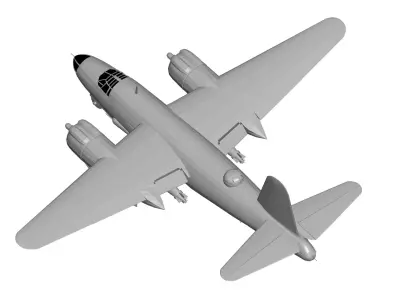 Martin B-26 Marauder 3D model