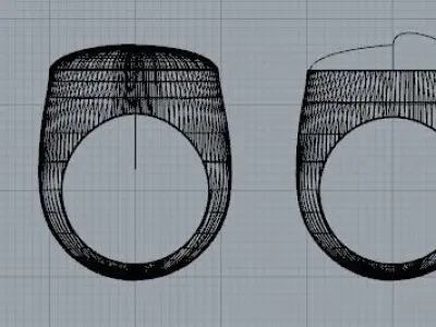 Sviluppo anello precedente Free 3D model