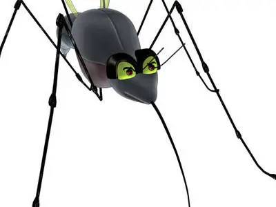 mosquito cartoon 01 3D model