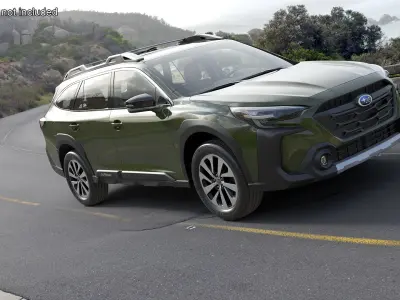 Subaru Outback 2025 Green 3D model