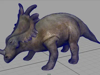 Triceratops dinosaur 3D model
