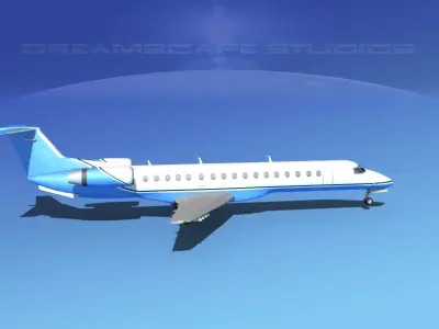 Embraer ERJ-145 Corporate 2 3D model
