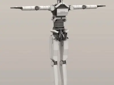 Med Bot LP Low-poly 3D model