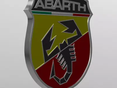 abarth logo 3D model