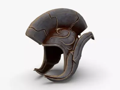 Roman Centurion Helmet Ancient Low-poly 3D model