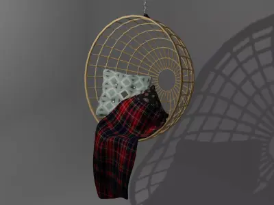 Chair from up Free low-poly 3D model