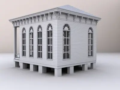 Historic House 03 3D model