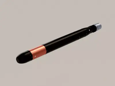 Black Shark heavy weight torpedo 3D model