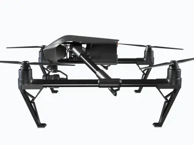 Drone - Dji Inspire 2 Low-poly 3D model