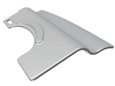 Steel Car Fender 3D model