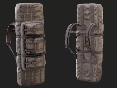 Weapon Bag Low poly Low-poly 3D model