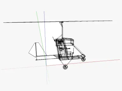 AT autogyro 3D model