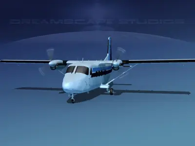 Harbin Y-12 II V07 3D model